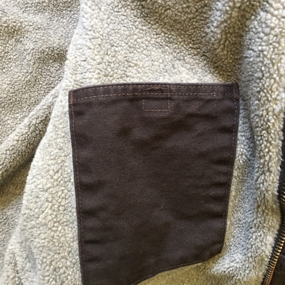 Carhartt 2XL Mens Sherpa Lined  Workwear Jacket/Coat in Dark Brown - Picture 7 of 9